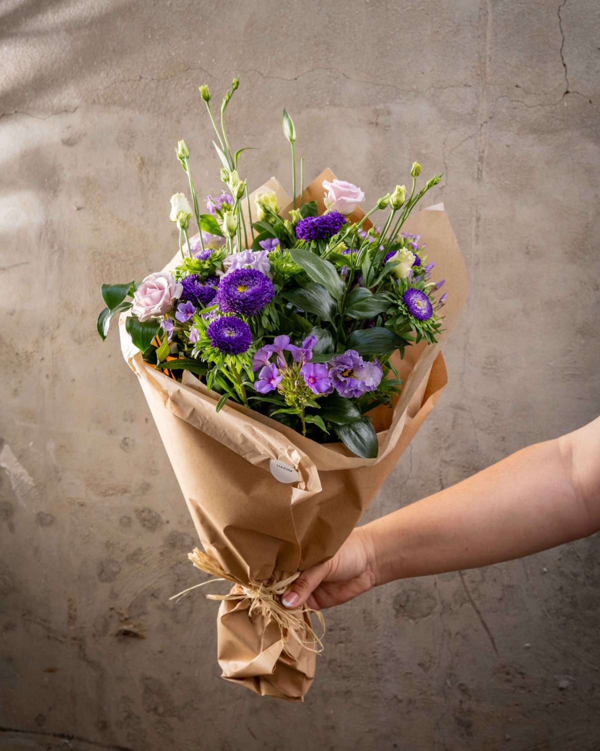 זר נטף סגול