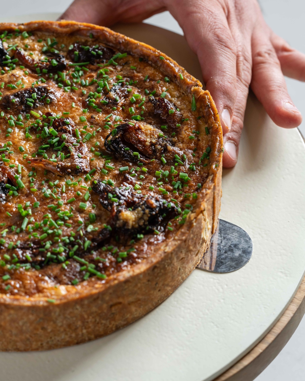 קיש בצלים וגבינות